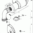 TS50 1971-1974 Воздухозаборник