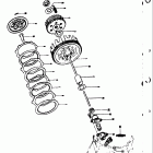 TS50 1971-1974 Сцепление
