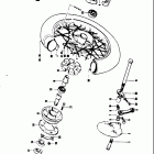 TS50 1971-1974 Заднее колесо