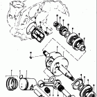 MT50 1973 Piston - crankshaft