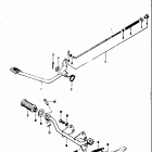 MT50 1973 Footrest - brake pedal