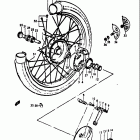 TS125 1971-1972 Переднее колесо