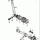 TS185 1971-1972 Кик стартер