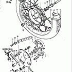GT380 1972 Переднее колесо