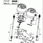TS125 1971-1972 Спидометр-тахометр
