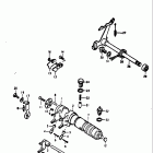 TS125 1971-1972 Механизм  переключения передач