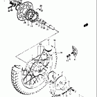 TS400 1972 Заднее колесо