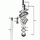 TS125 1971-1972 Топливный кран