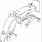 TS400 1972 Заднее крыло