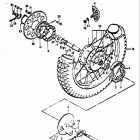 TS250 1971-1972 Заднее колесо
