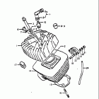 TS185 1971-1972 Цилиндр