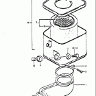 TS250 1971-1972 Воздухозаборник