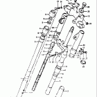 TS250 1971-1972 Передняя вилка