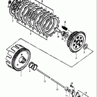 TS185 1971-1972 Сцепление