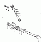 TS400 1972 Oil pump drive gear