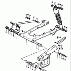 TS125 1971-1972 Маятник задний