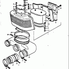 GT380 1972 Воздухозаборник