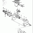 TS400 1972 Коленвал