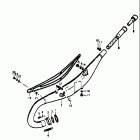 TS185 1971-1972 Глушитель