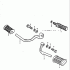 GT750 1972 Подножки