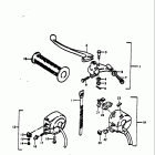 TS125 1971-1972 Handle switch lh