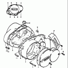 TS185 1971-1972 Крышки картера