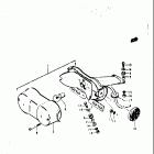 TS400 1972 Задний фонарь