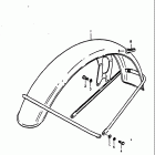 GT750 1972 Переднее крыло