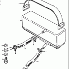 GT750 1972 Radiator sub tank