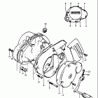 TS125 1971-1972 Крышки
