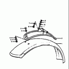 TS185 1971-1972 Переднее крыло