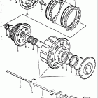 GT550 1972 Сцепление