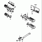 TS185 1971-1972 Подножки