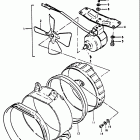 GT750 1972 Вентилятор охлаждения