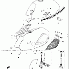AS50 AC50 1971 Топливный бак