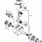 TC120 1971 Piston - crankshaft