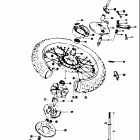 TC120 1971 Заднее колесо