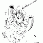 T500 1,2,3 1968-1970 Переднее колесо