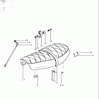 TS250 1969-1970 Сидение