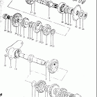 TS250 1969-1970 Трансмиссия