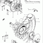 TS250 1969-1970 Заднее колесо