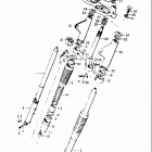 T500 1,2,3 1968-1970 Передняя вилка