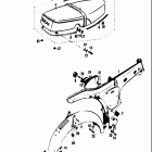 A100 AS100 AC100 1969 Frame-dual seat-frame cover-rear fender