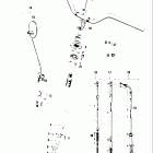 T20 TC250 1969 Handlebar damper - handlebar - steering lock - cables - ...