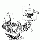 T20 TC250 1969 Cylinder - air cleaner - carburetor