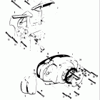 T20 TC250 1969 Crankcase covers - engine sprocket cover - oil pump cove...