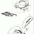 T20 TC250 1969 Dual seat - front fender - rear fender