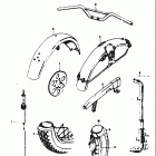 T305 TC305 1969 Fenders - thottle cable-chain case-tires