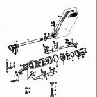T305 TC305 1969 Механизм  переключения передач