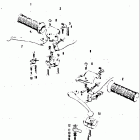 A100 AS100 AC100 1969 Throttle grip-right switch-left switch